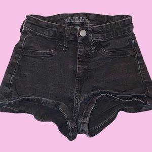 Wild Fable black jean shorts